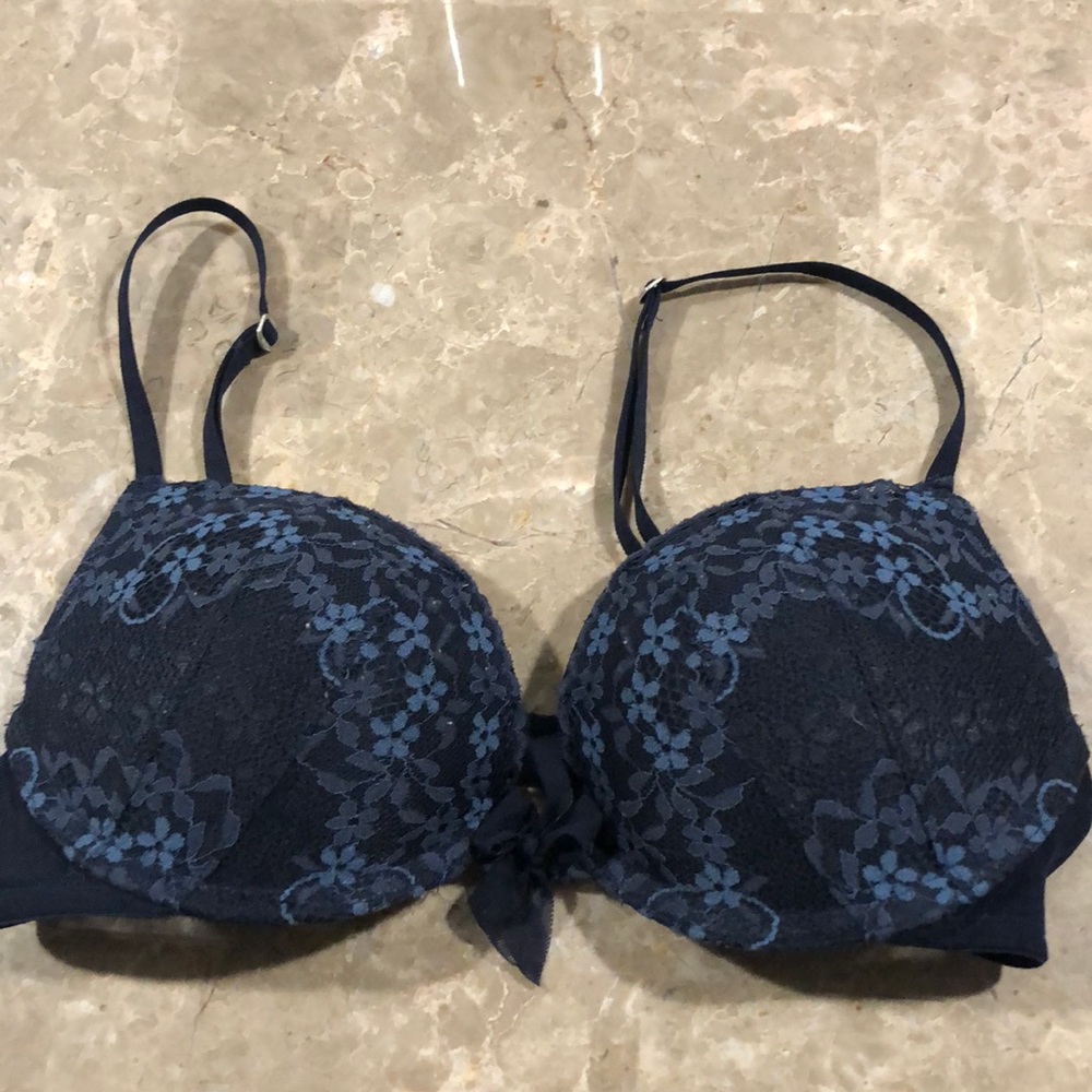 Gilly Hicks Navy Lace Bra